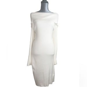 Almost Famous Rib Knit Off The Shoulder Sweater Dress 3X